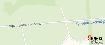 Абрамцевская просека на Яндекс карте