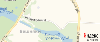 аллея Жемчуговой на Яндекс карте