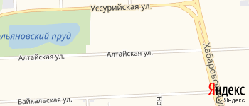 Алтайская улица на Яндекс карте