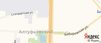 Алтуфьевское шоссе на Яндекс карте