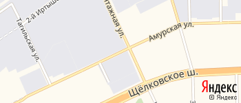 Амурская улица на Яндекс карте