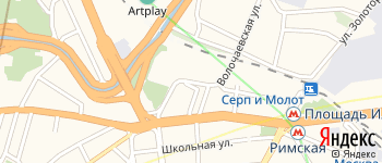 Андроньевский проезд на Яндекс карте