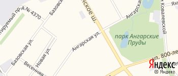 Ангарская улица на Яндекс карте