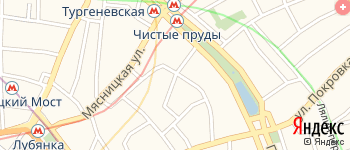Архангельский переулок на Яндекс карте
