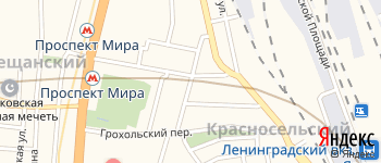 Астраханский переулок на Яндекс карте