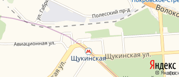 Авиационная улица на Яндекс карте