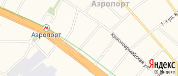 Авиационный переулок на Яндекс карте