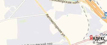 Автомоторная улица на Яндекс карте