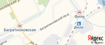 Багратионовский проезд на Яндекс карте