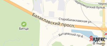 Балаклавский проспект на Яндекс карте