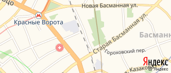Басманный тупик на Яндекс карте