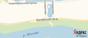 Батайский проезд на Яндекс карте