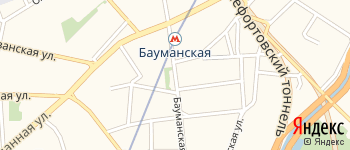 Бауманская улица на Яндекс карте