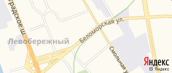 Беломорская улица на Яндекс карте