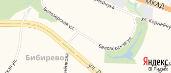 Белозерская улица на Яндекс карте