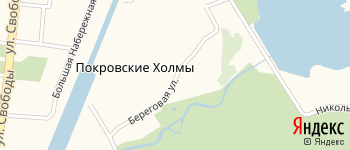 Береговая улица на Яндекс карте