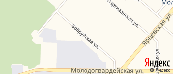 Бобруйская улица на Яндекс карте