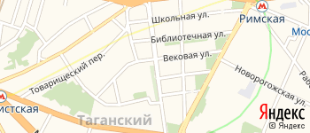 Большая Андроньевская улица на Яндекс карте