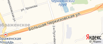 Большая Черкизовская улица на Яндекс карте