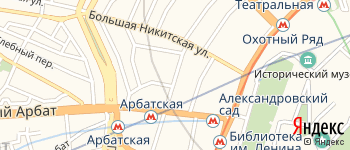 Большой Кисловский переулок на Яндекс карте