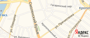 Большой Лёвшинский переулок на Яндекс карте