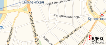 Большой Могильцевский переулок на Яндекс карте
