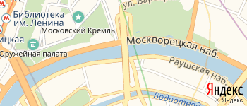 Большой Москворецкий мост на Яндекс карте