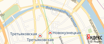 Большой Овчинниковский переулок на Яндекс карте