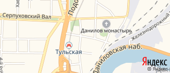 Большой Староданиловский переулок на Яндекс карте