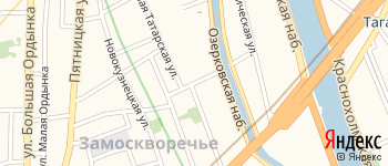 Большой Татарский переулок на Яндекс карте