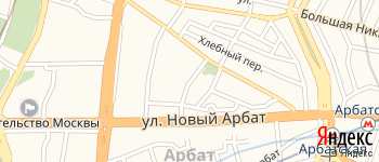 Борисоглебский переулок на Яндекс карте
