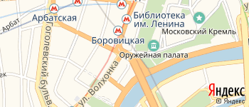 Боровицкая площадь на Яндекс карте