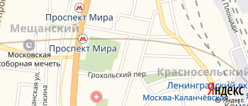 Ботанический переулок на Яндекс карте