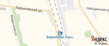 Булатниковский проезд на Яндекс карте