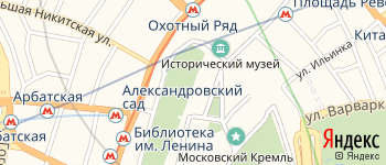 ЦАО на Яндекс карте