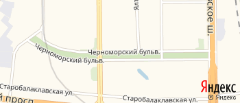 Черноморский бульвар на Яндекс карте