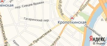 Чертольский переулок на Яндекс карте