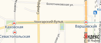 Чонгарский бульвар на Яндекс карте
