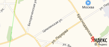 Цимлянская улица на Яндекс карте