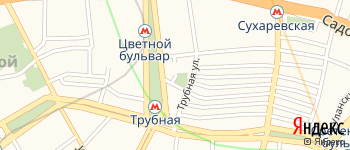 Цветной переулок на Яндекс карте