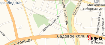 Делегатская улица на Яндекс карте