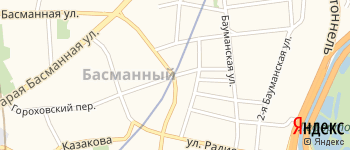 Денисовский переулок на Яндекс карте