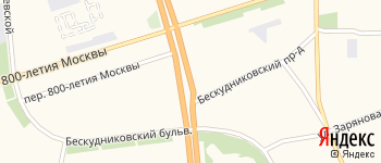Дмитровское шоссе на Яндекс карте