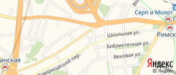 Добровольческий переулок на Яндекс карте