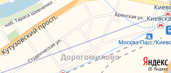 Дохтуровский переулок на Яндекс карте