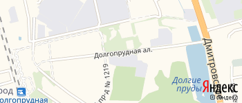 Долгопрудная аллея на Яндекс карте