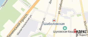 Донская улица на Яндекс карте