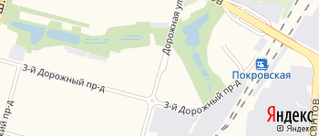 Дорожная улица на Яндекс карте
