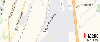 Егорьевский проезд на Яндекс карте