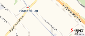 Ельнинская улица на Яндекс карте